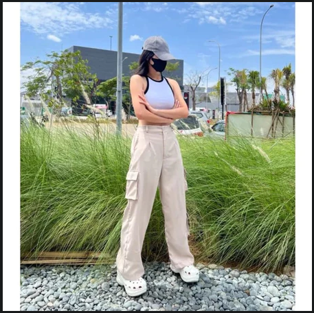 Celana Cargo Wanita Highwaist Premium Jumbo CARGO PANTS WANITA